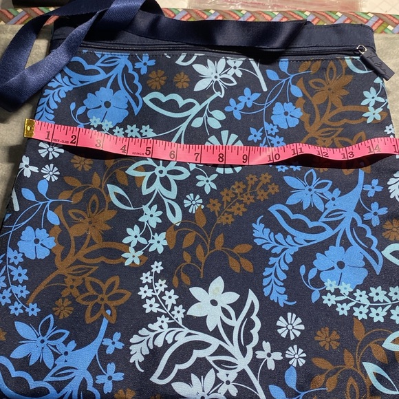 Vera Bradley Java Floral Lighten Up Front Zip All-Weather Tote Bag EUC - Picture 4 of 5